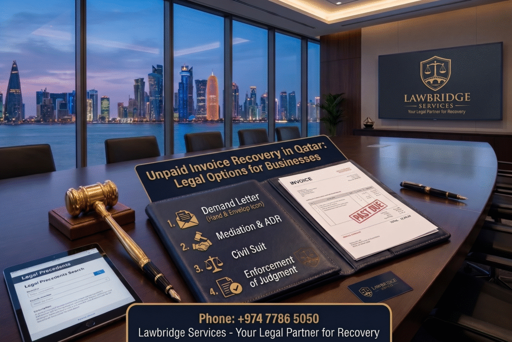 Unpaid Invoice Recovery in Qatar: Legal Options for Businesses