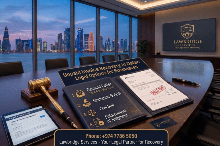 Unpaid Invoice Recovery in Qatar: Legal Options for Businesses