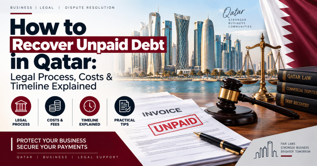How to Recover Unpaid Debt in Qatar: Legal Process, Costs & Timeline Explained