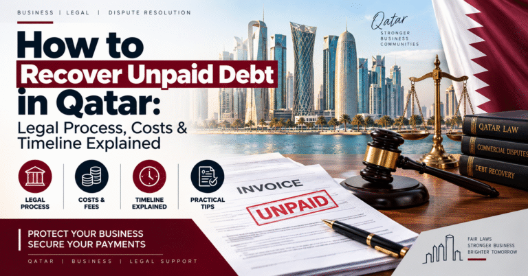 How to Recover Unpaid Debt in Qatar: Legal Process, Costs & Timeline Explained